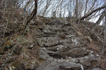 相馬山登山道