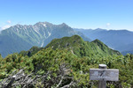 霞沢岳山頂