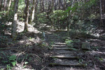 名草の巨石群へ
