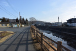 逆川沿い