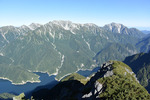 黒部湖と立山