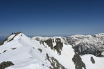 奥穂高岳山頂付近